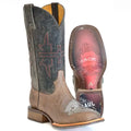 Bottes de cowboy en cuir pour homme Tin Haul Blackjack/Winning