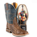 Tin Haul Guitar Man/Rock On - Bottes de cowboy en cuir pour homme