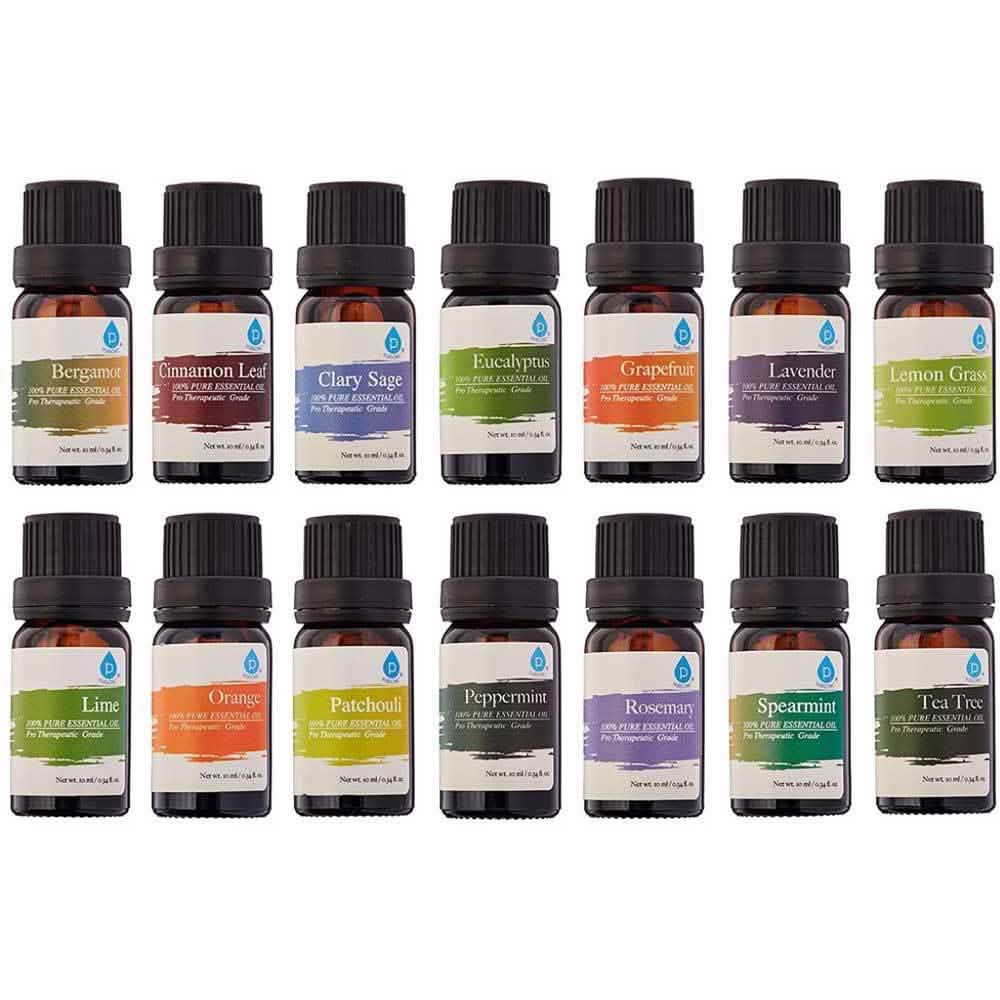 Lot de 14 : Huiles essentielles pures Pursonic