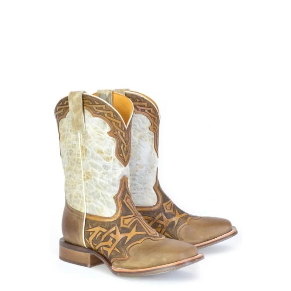 Bottes de Cowboy en Cuir Homme Tin Haul Cross & Thorns