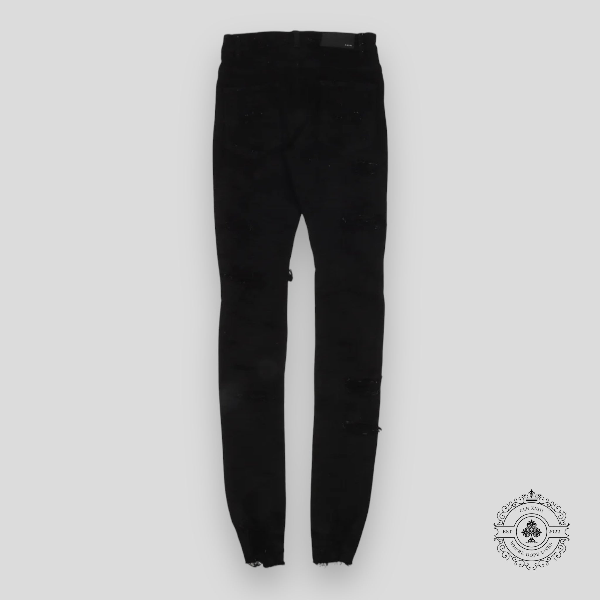 Jean en denim vieilli Amiri noir