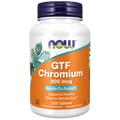 Now Foods GTF Chrome 200 mcg Sans Levure 250 Comprimés - 1432