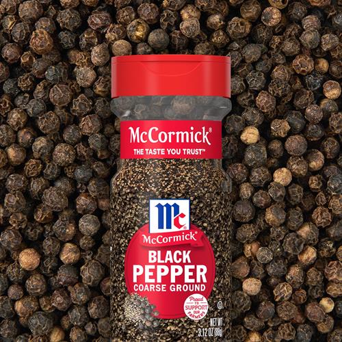 Poivre noir moulu gros McCormick, 88 g
