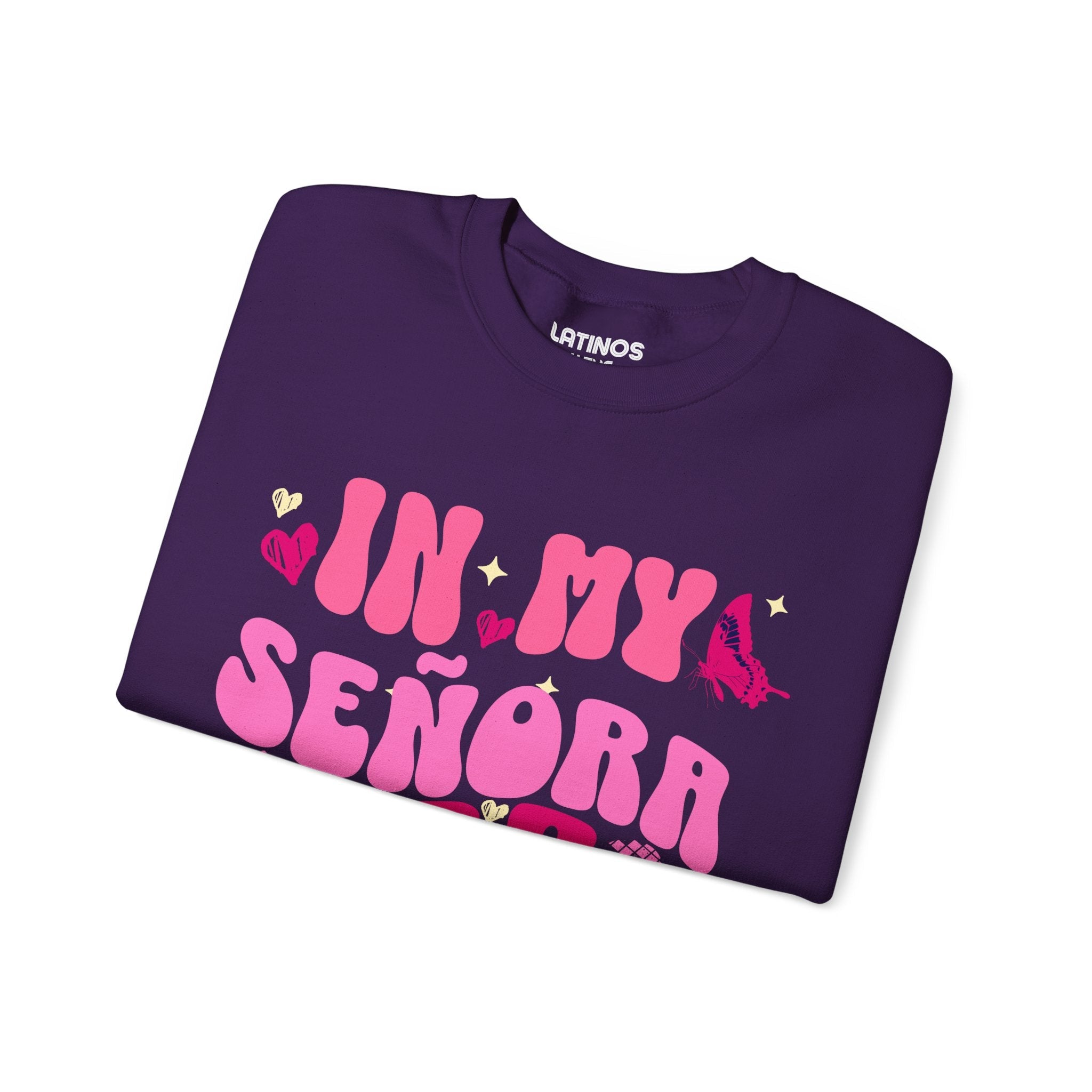 In My Señora Era Latina Mom Comfy Crewneck Sweater | Drôle viral latino | 3 couleurs