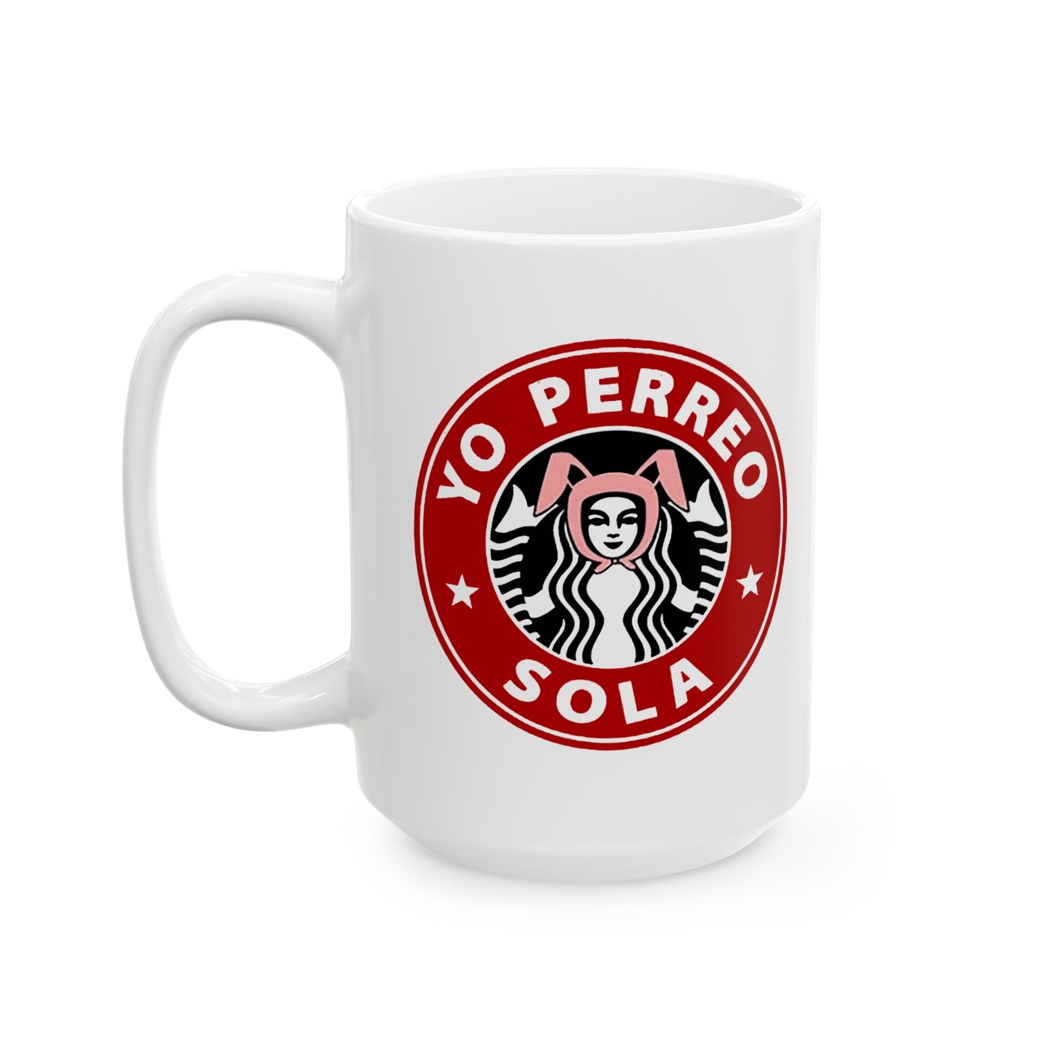 Mug "Yo Perreo Sola" | Paroles de Bunny, produits latinos drôles et viraux | 325 ou 440 ml