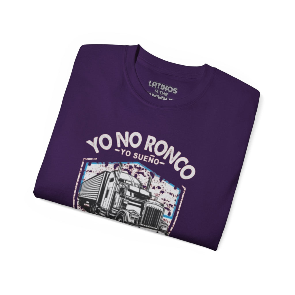 Je ne ronfle pas, je rêve que je suis un camion - T-shirt | Coton épais | 5 couleurs