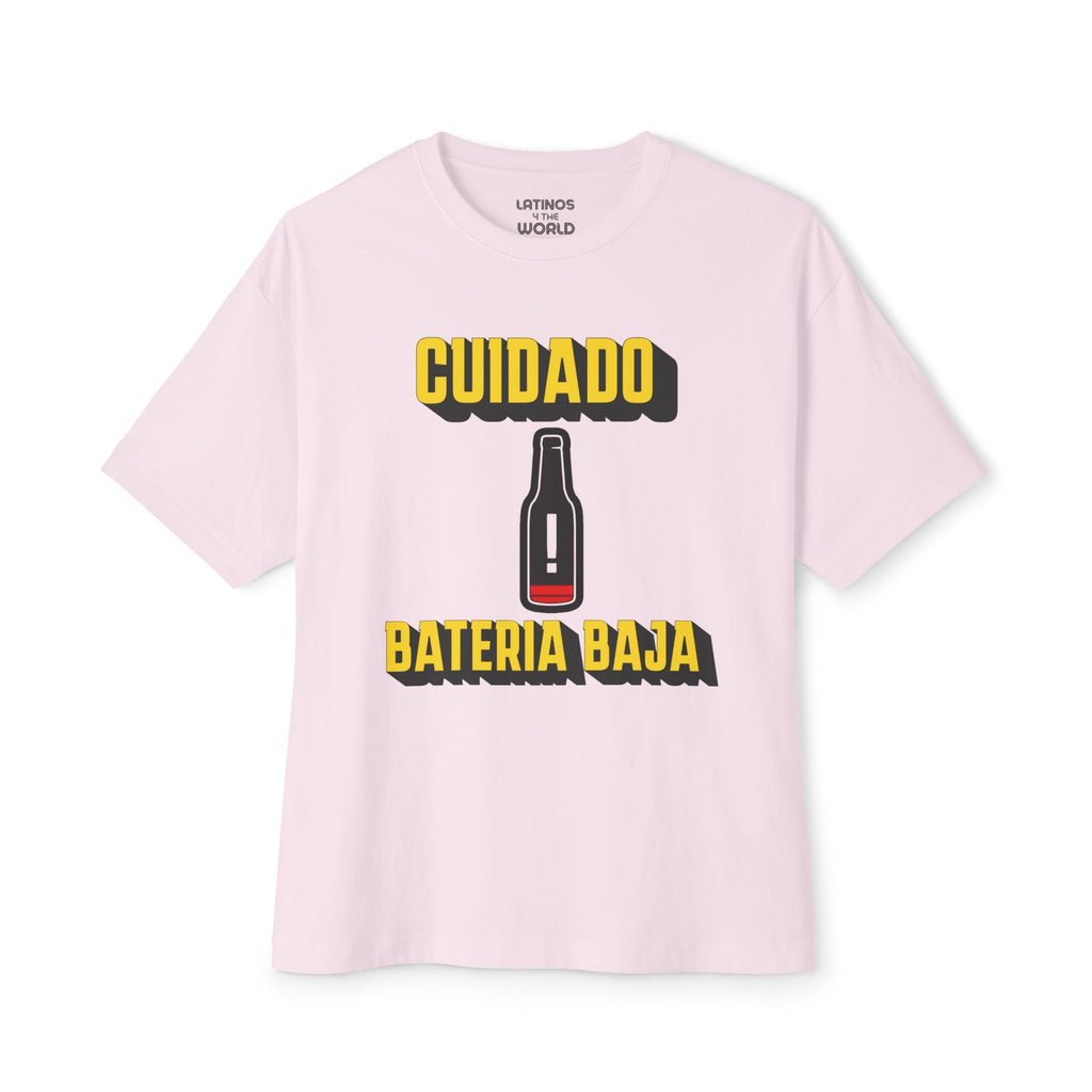 Cuidado Bateria Baja Cerveza Beer Funny Low Battery Latino T-shirt | T-shirts Viraux Pour Bars | Unisexe - 3 Couleurs