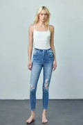 JEAN SKINNY CHEVILLE TAILLE HAUTE