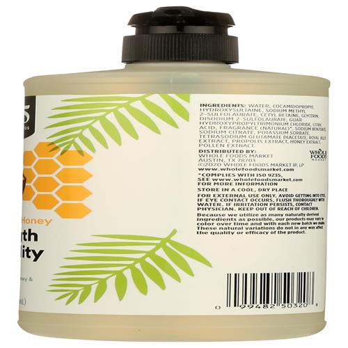 Shampoing Force & Vitalité noix de coco et miel, Whole Foods Market, 946 ml