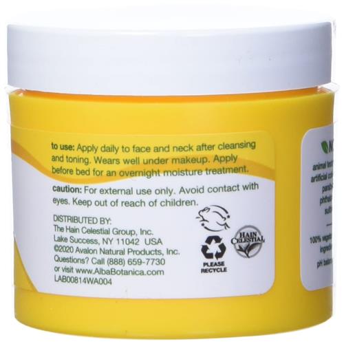 Alba Botanica, Crème hydratante au jasmin et à la vitamine E, 85 g