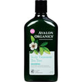 Shampooing traitant à l'arbre à thé pour le cuir chevelu Avalon Organics, favorise le bien-être du cuir chevelu et laisse les cheveux doux, 325 ml