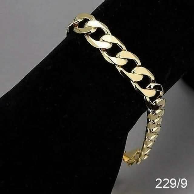 Bracelet gourmette en or 14 carats