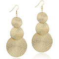 Boucles d'oreilles pendantes en or 14 carats