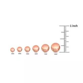 Puces d'oreilles en or rose massif 14 carats