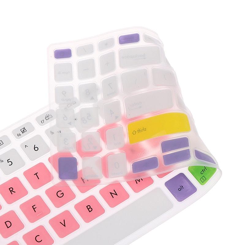 Protège-clavier en silicone de 15,6 pouces pour ordinateur portable, idéal pour les gamers, ajustement parfait