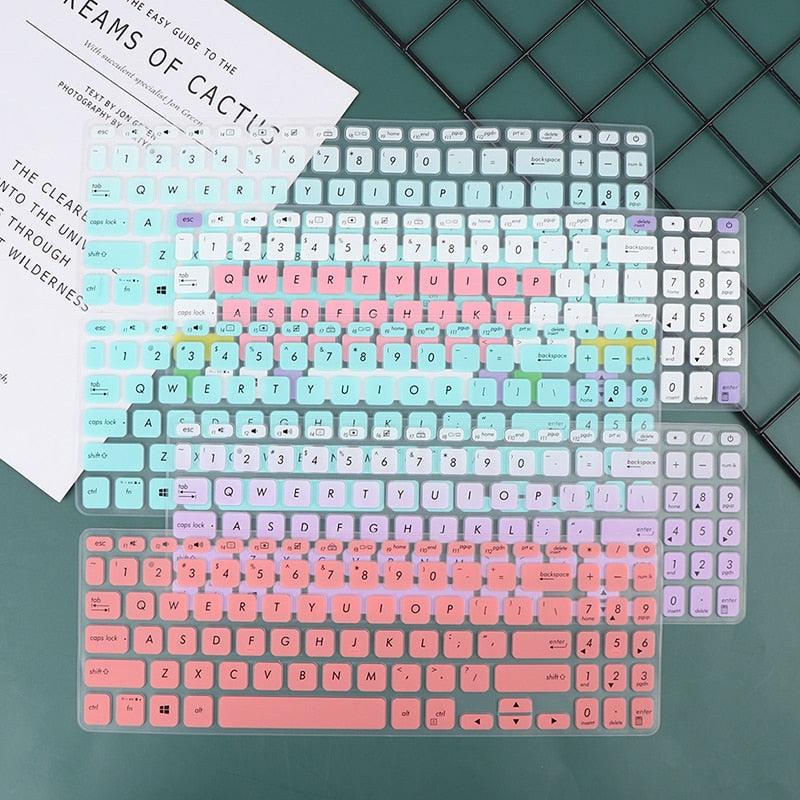 Protège-clavier en silicone de 15,6 pouces pour ordinateur portable, idéal pour les gamers, ajustement parfait