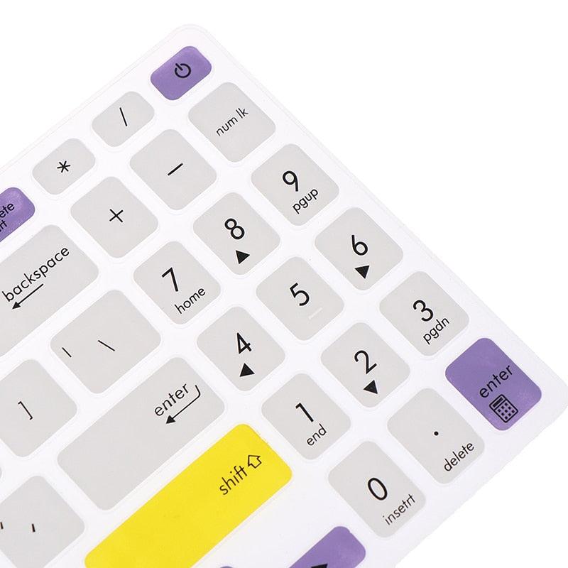 Protège-clavier en silicone de 15,6 pouces pour ordinateur portable, idéal pour les gamers, ajustement parfait