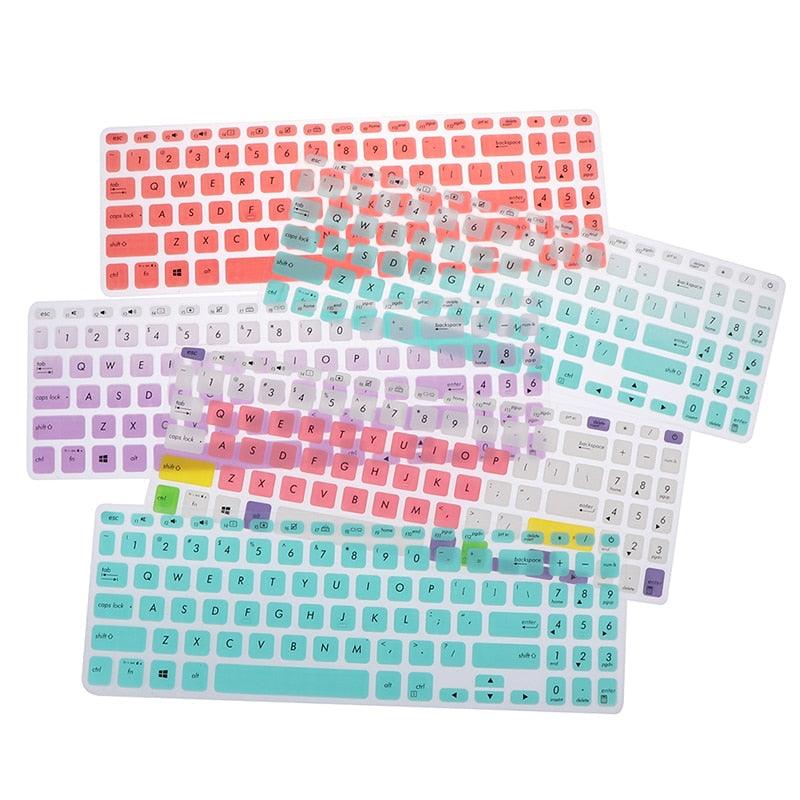 Protège-clavier en silicone de 15,6 pouces pour ordinateur portable, idéal pour les gamers, ajustement parfait