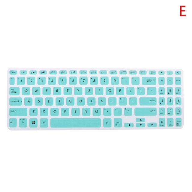 Protège-clavier en silicone de 15,6 pouces pour ordinateur portable, idéal pour les gamers, ajustement parfait