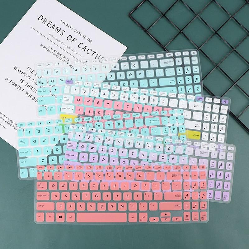 Protège-clavier en silicone de 15,6 pouces pour ordinateur portable, idéal pour les gamers, ajustement parfait