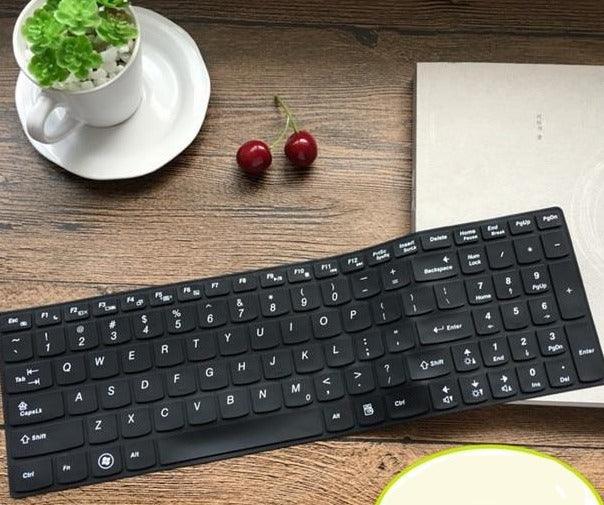 Protection de Clavier en Silicone 15,6 Pouces, Housse de Protection en Silicone Parfaitement Ajustée pour Ordinateurs Portables, Housse de Clavier pour Gamers