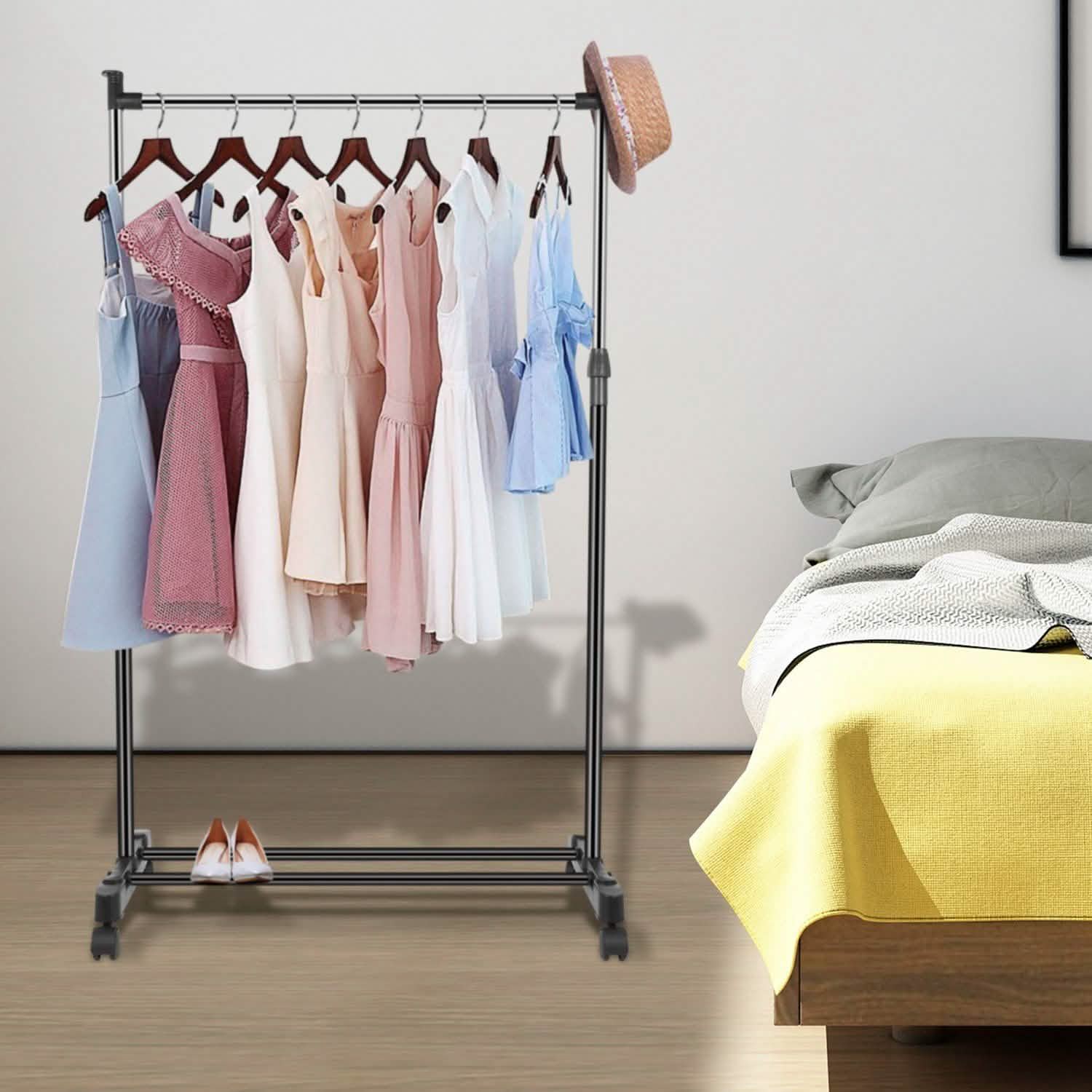 Portants réglables en hauteur pour vêtements, capacité de 15 kg/33 lb