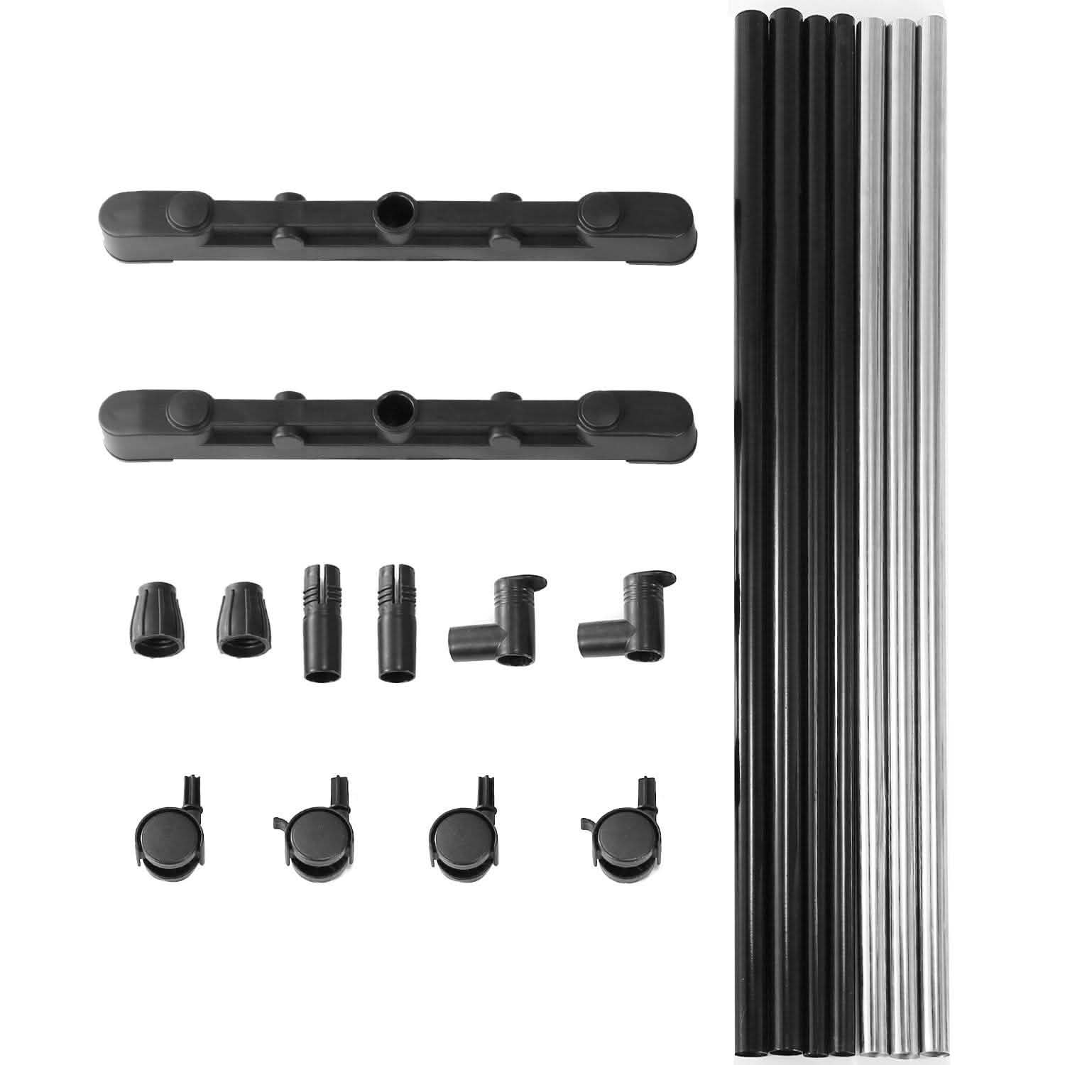 Portants réglables en hauteur pour vêtements, capacité de 15 kg/33 lb