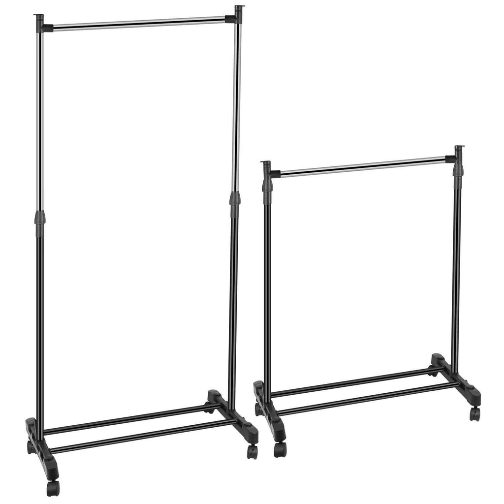 Portants réglables en hauteur pour vêtements, capacité de 15 kg/33 lb