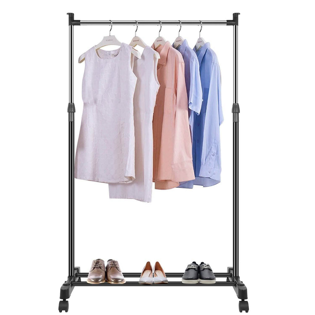 Portants réglables en hauteur pour vêtements, capacité de 15 kg/33 lb
