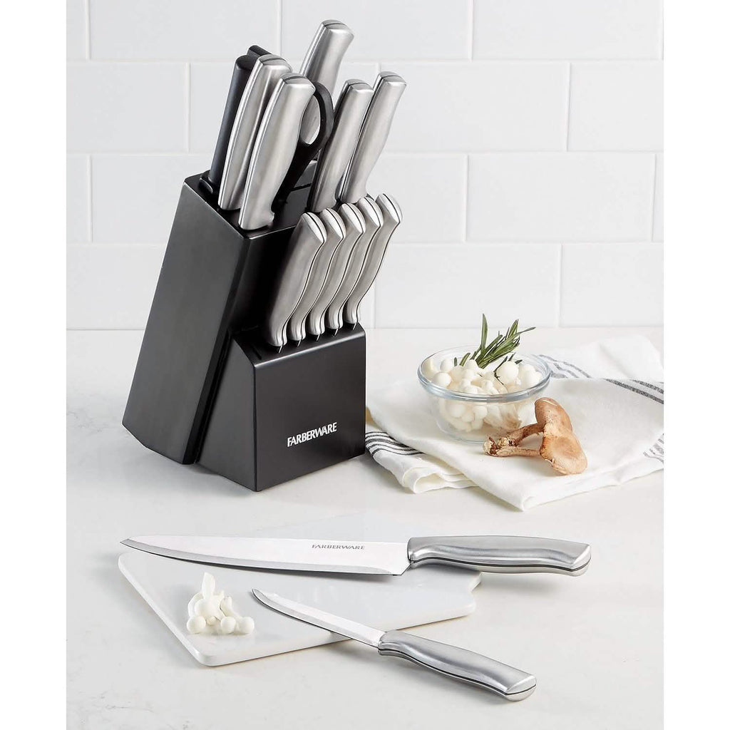 Ensemble 15 pièces : Couteaux de cuisine et ciseaux de ménage FarberWare