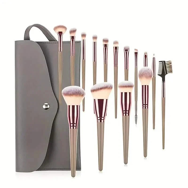 Ensemble de 15 pinceaux de maquillage professionnels