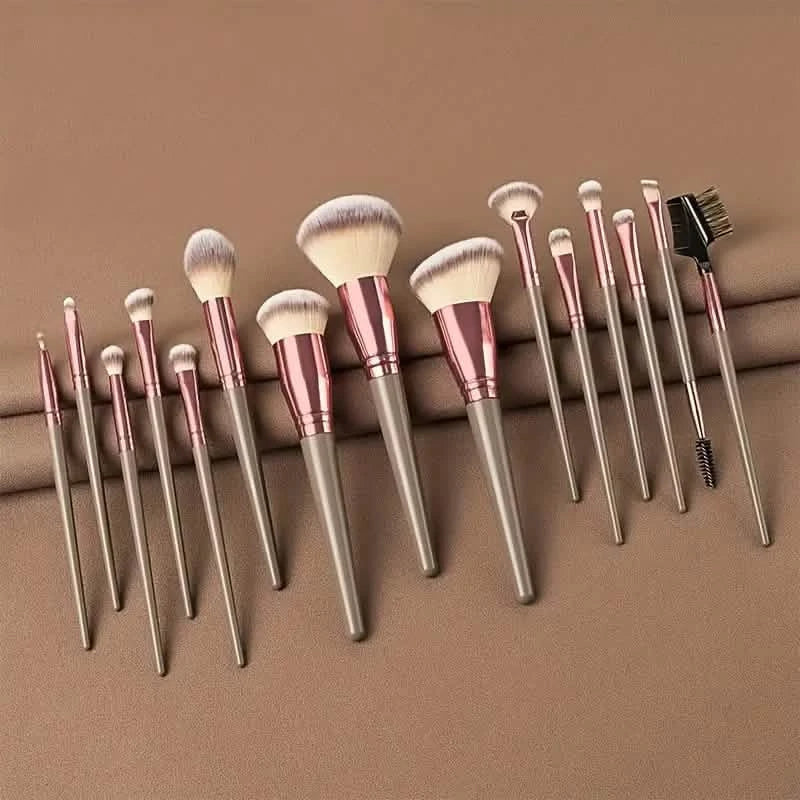Ensemble de 15 pinceaux de maquillage professionnels