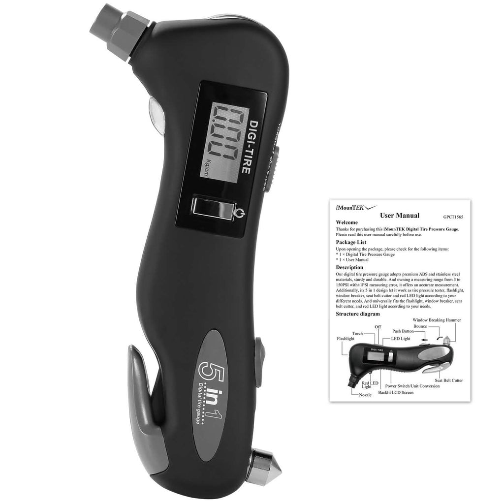 Manomètre numérique pour pneus de voiture 150 PSI