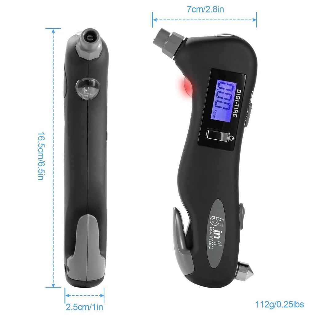 Manomètre numérique pour pneus de voiture 150 PSI