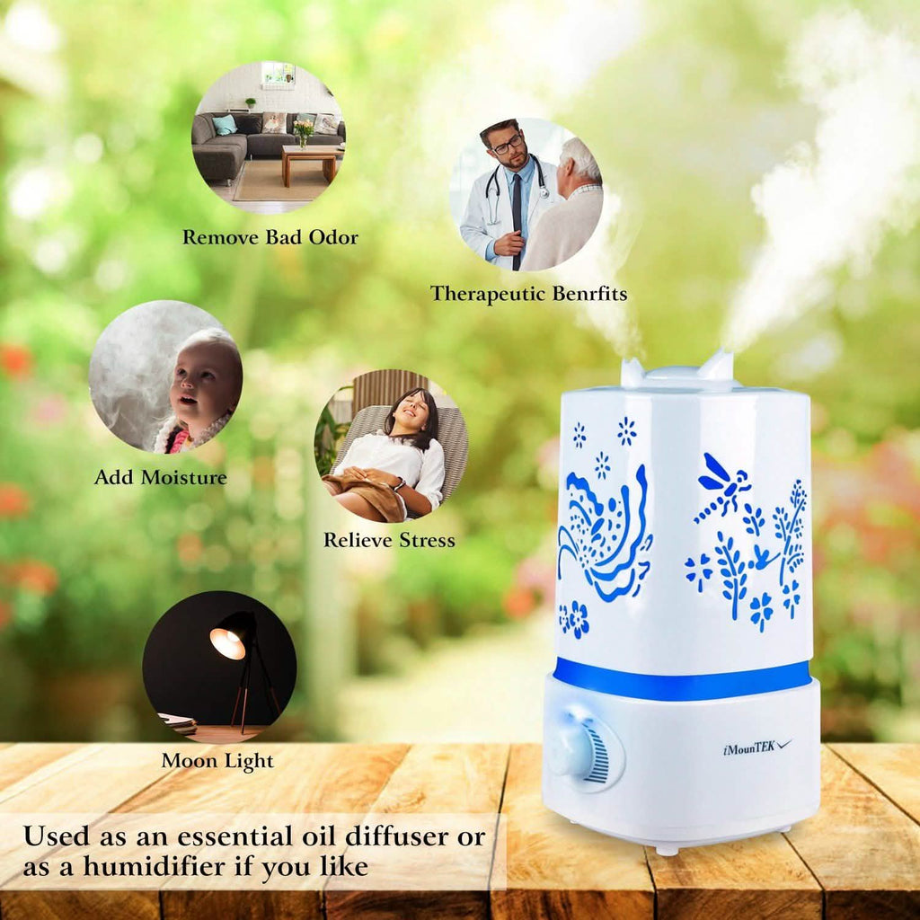 Diffuseur d'huiles essentielles à ultrasons 1500ml