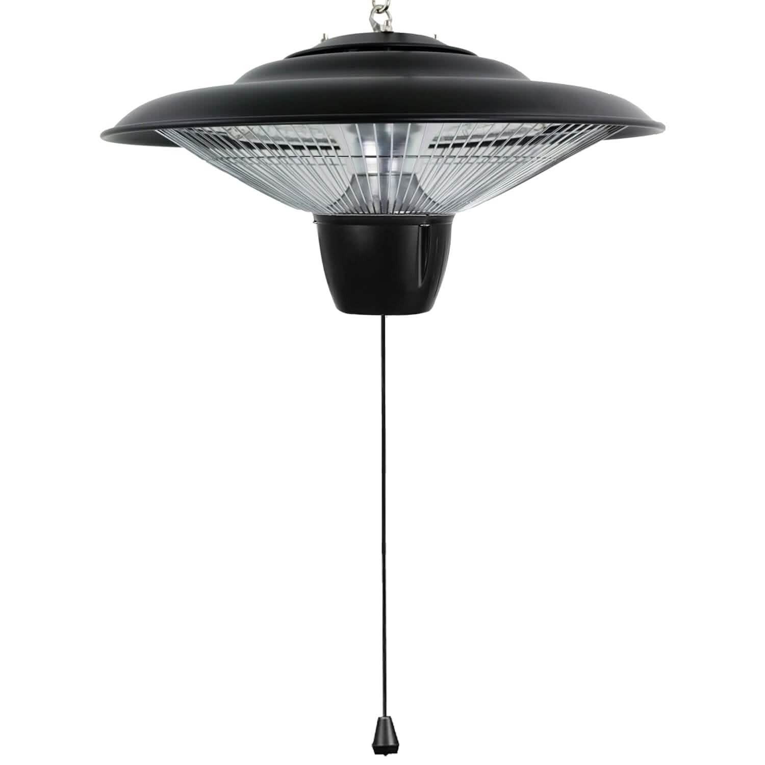 Lampe chauffante électrique murale d'extérieur ultra-silencieuse de 1500 W pour patio