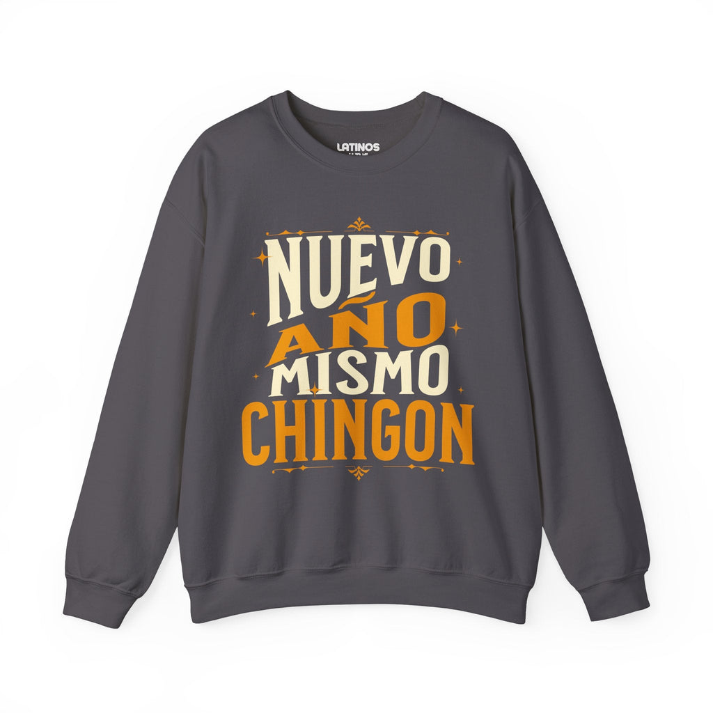 Nouveau An Même Chingon Latino Joyeux Nouvel An 2027 Pull Ras du Cou | Drôle Nouveau An | 3 Couleurs