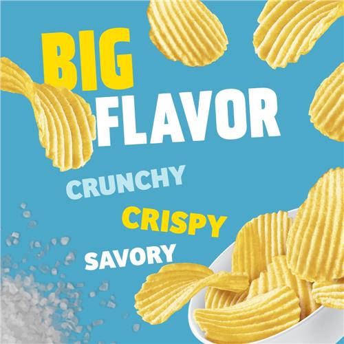 Kroger Croustilles ondulées légèrement salées 7,75 oz