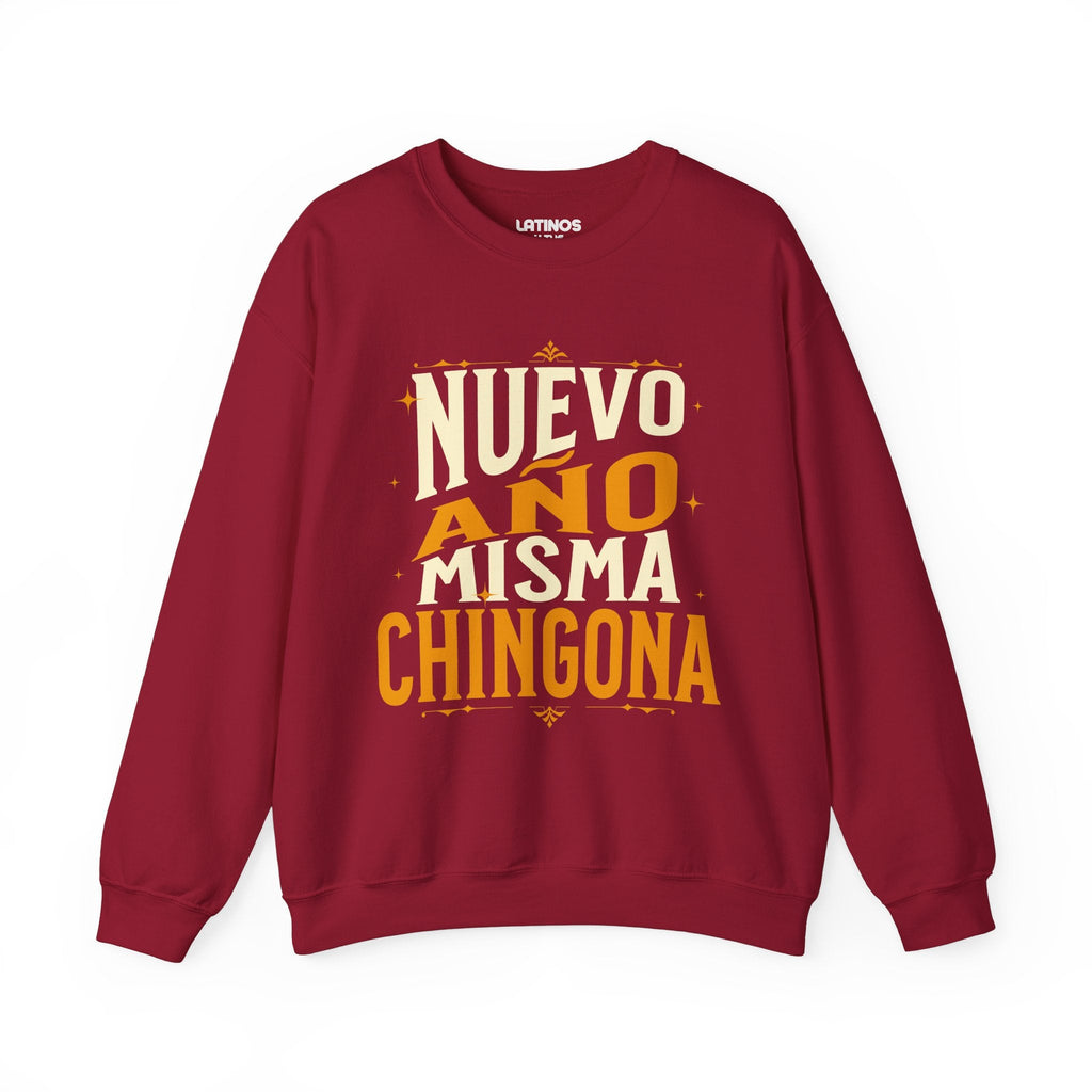 Nouveau An Même Chingona Latino Joyeux Nouvel An 2027 Pull Col Rond | Drôle Nouveau An | 3 Couleurs