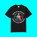 T-shirt « Lucky To Be Mexican, Proud To Be American » | T-shirts humoristiques viraux latinos Mexique + USA | Coton épais