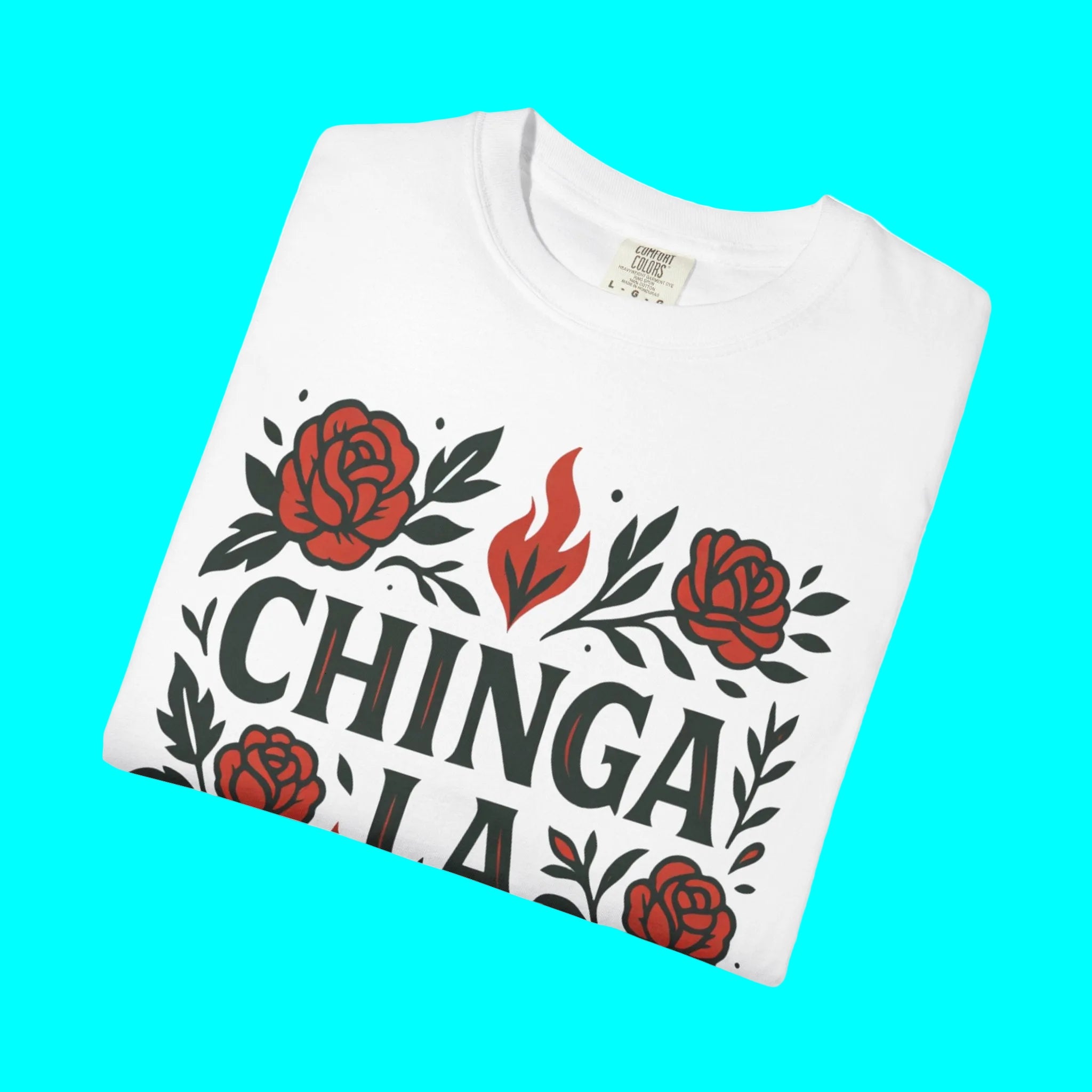 T-shirt double face La Resistencia | Chinga La Migra Édition Protestation Immigration Justice ICE | T-shirts viraux Fierté latine
