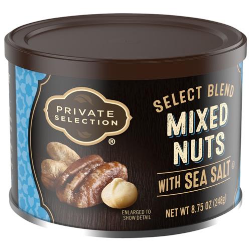 Mélange de noix salées au sel de mer Sélection privée 248 g