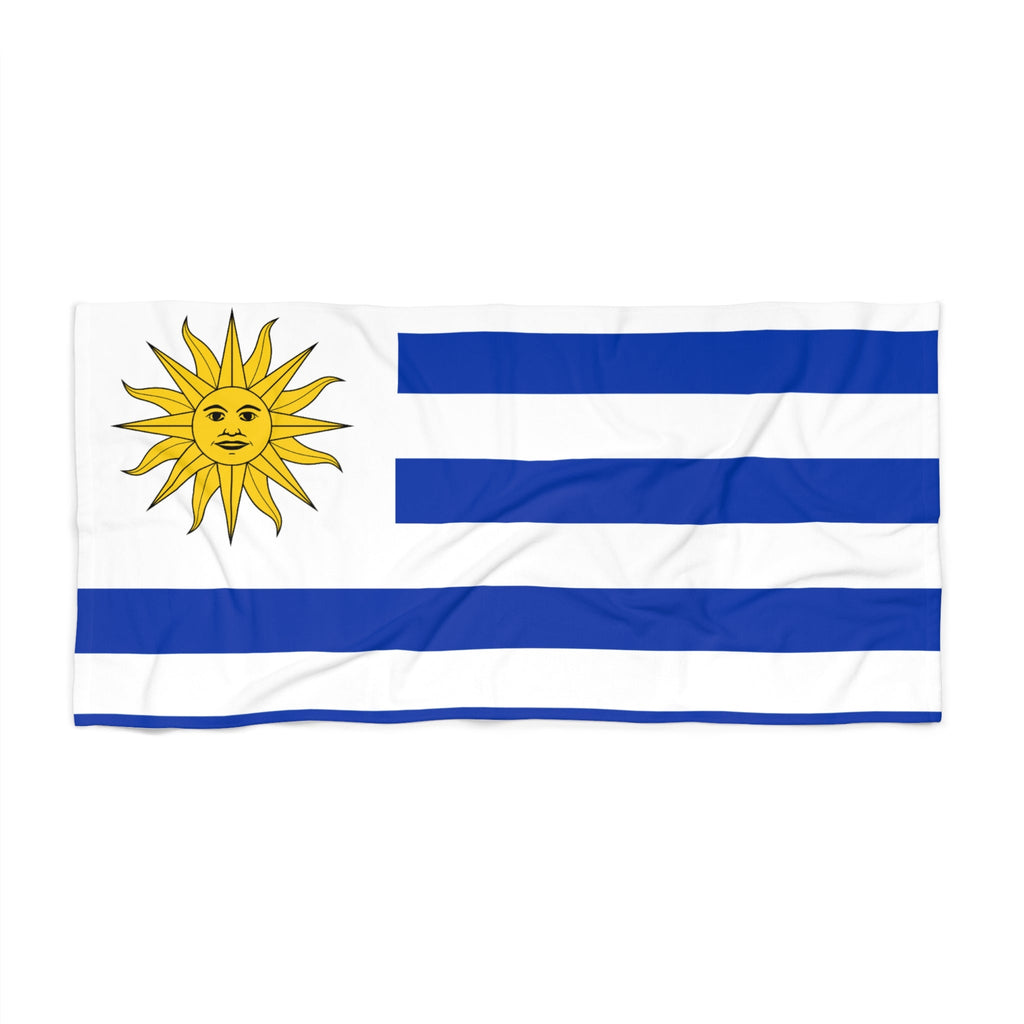 Uruguay Flag Beach Towel | Quality & Long Lasting - 2 Sizes | Uruguayan Pride | Gift for Uruguayans