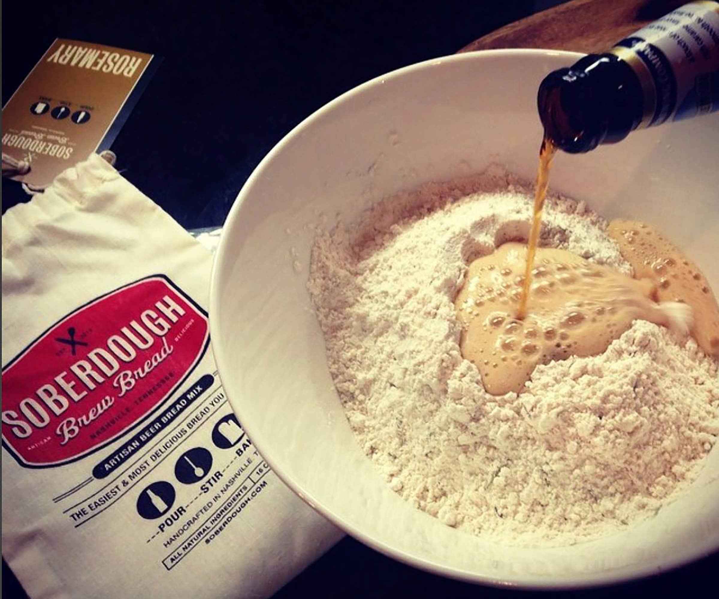 Pain à la bière texan - Sel marin et poivre concassé
