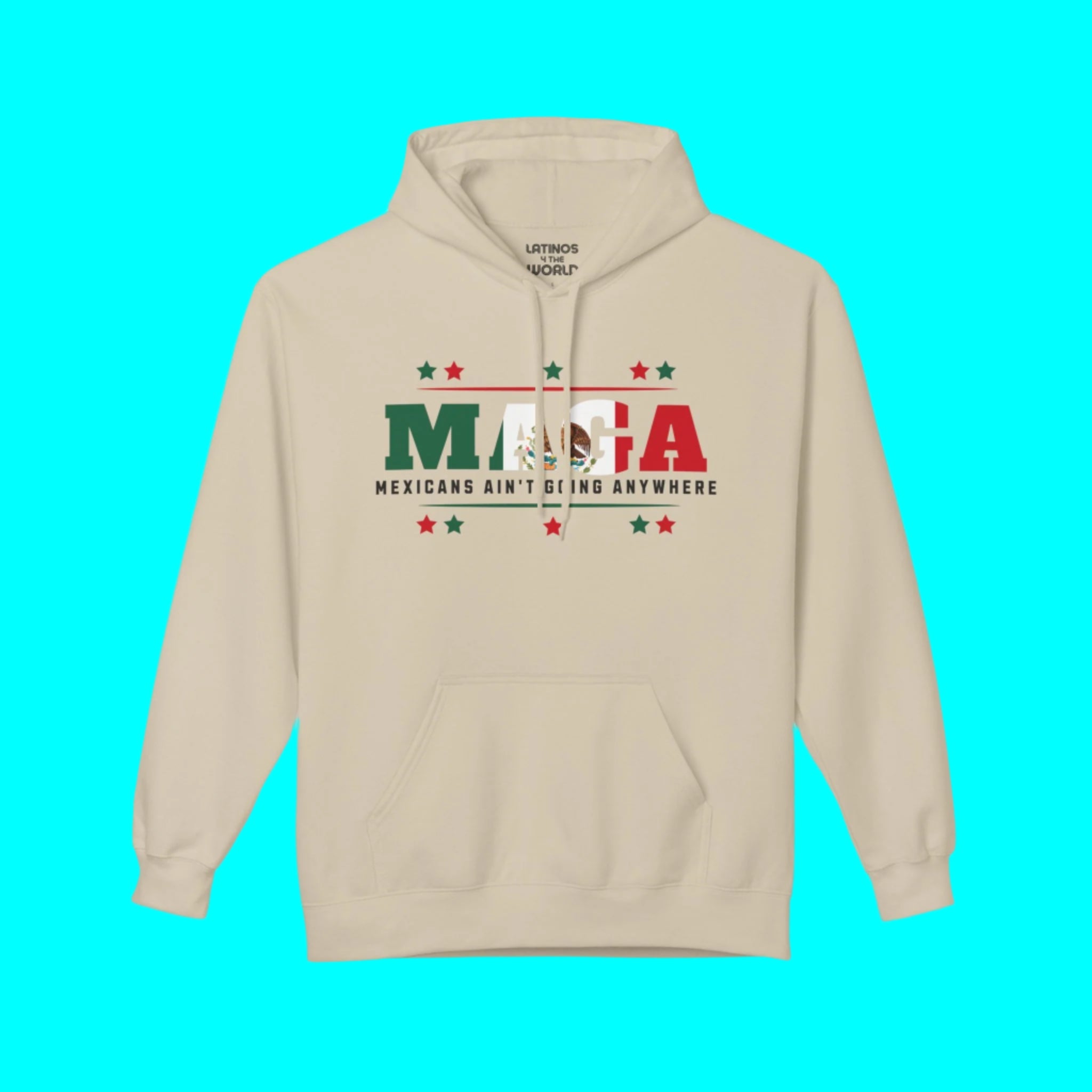 Les Mexicains ne vont nulle part V1 Hoodie Confortable et Chaud | Fierté Latine Amusante | 3 Couleurs
