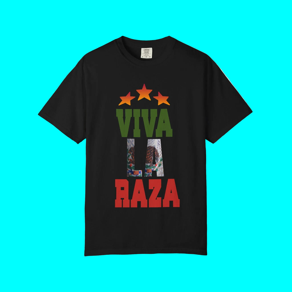 VIVA LA RAZA (Couleurs Alternatives) T-shirt Mexique Édition Immigration Justice ICE | Fierté Mexicaine Latino T-shirts Viraux