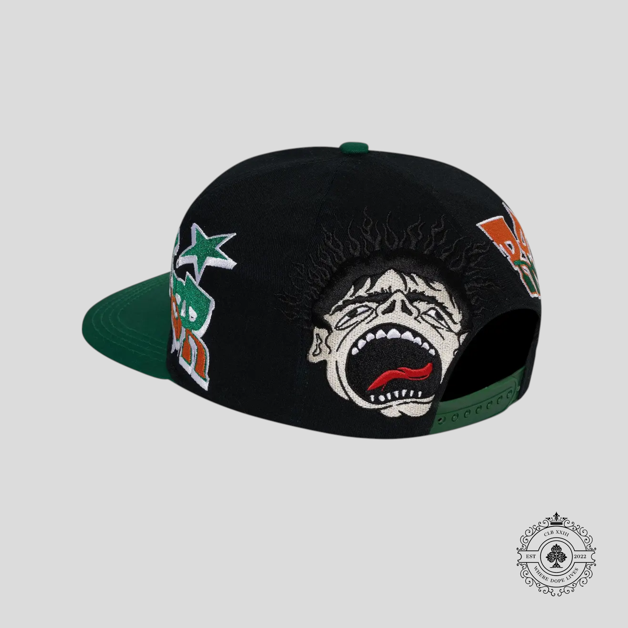 Casquette Hellstar Records Noir/Vert