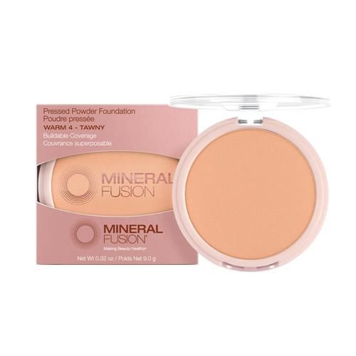 Fard à Joues Minéral en Poudre Compacte Mineral Fusion, Teinte Chaude 4, 0,32 once