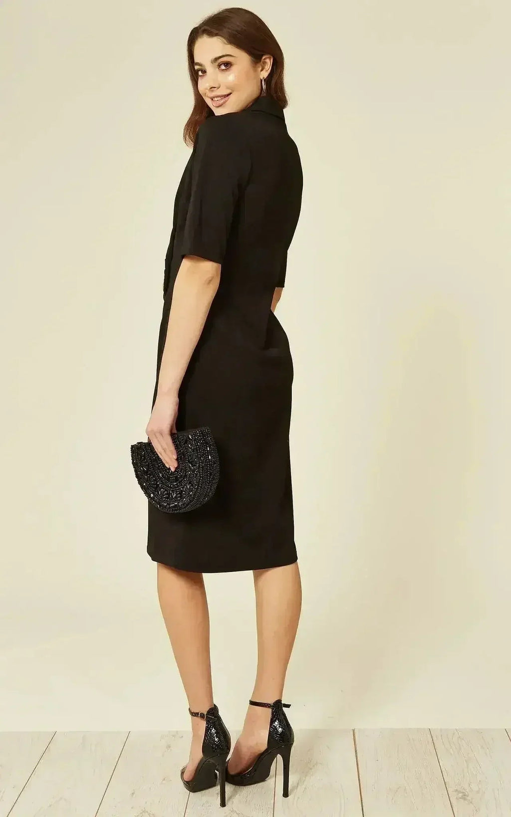 Robe cache-cœur blazer Diane