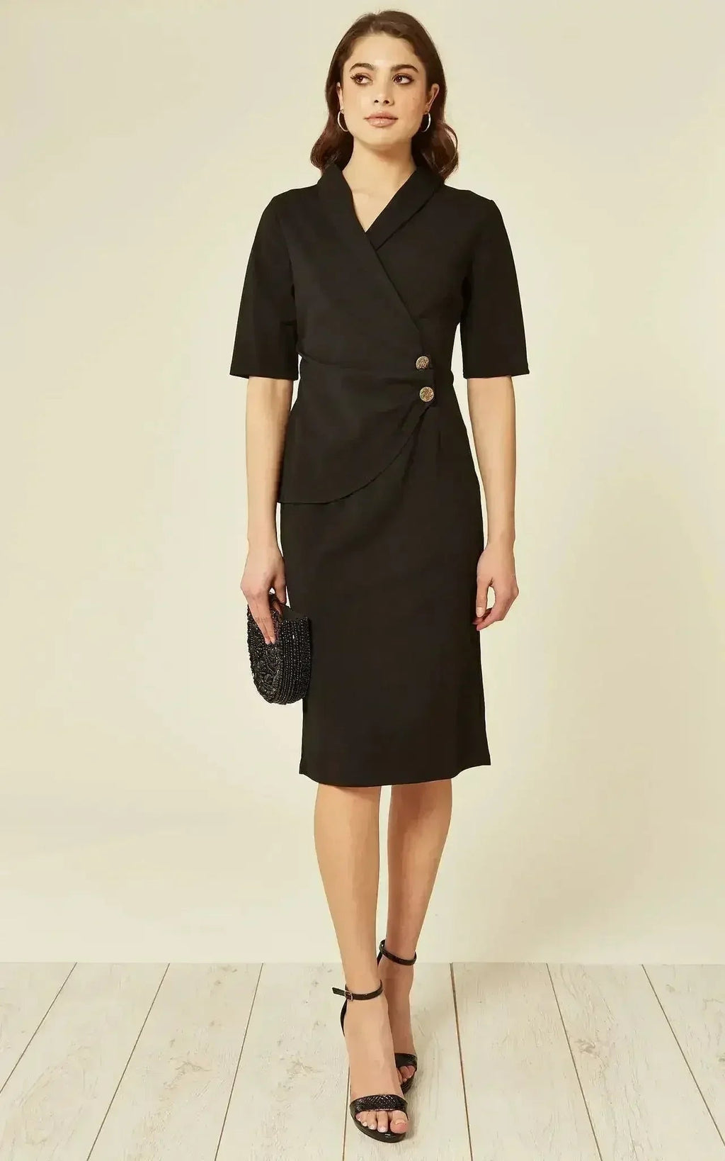 Robe cache-cœur blazer Diane